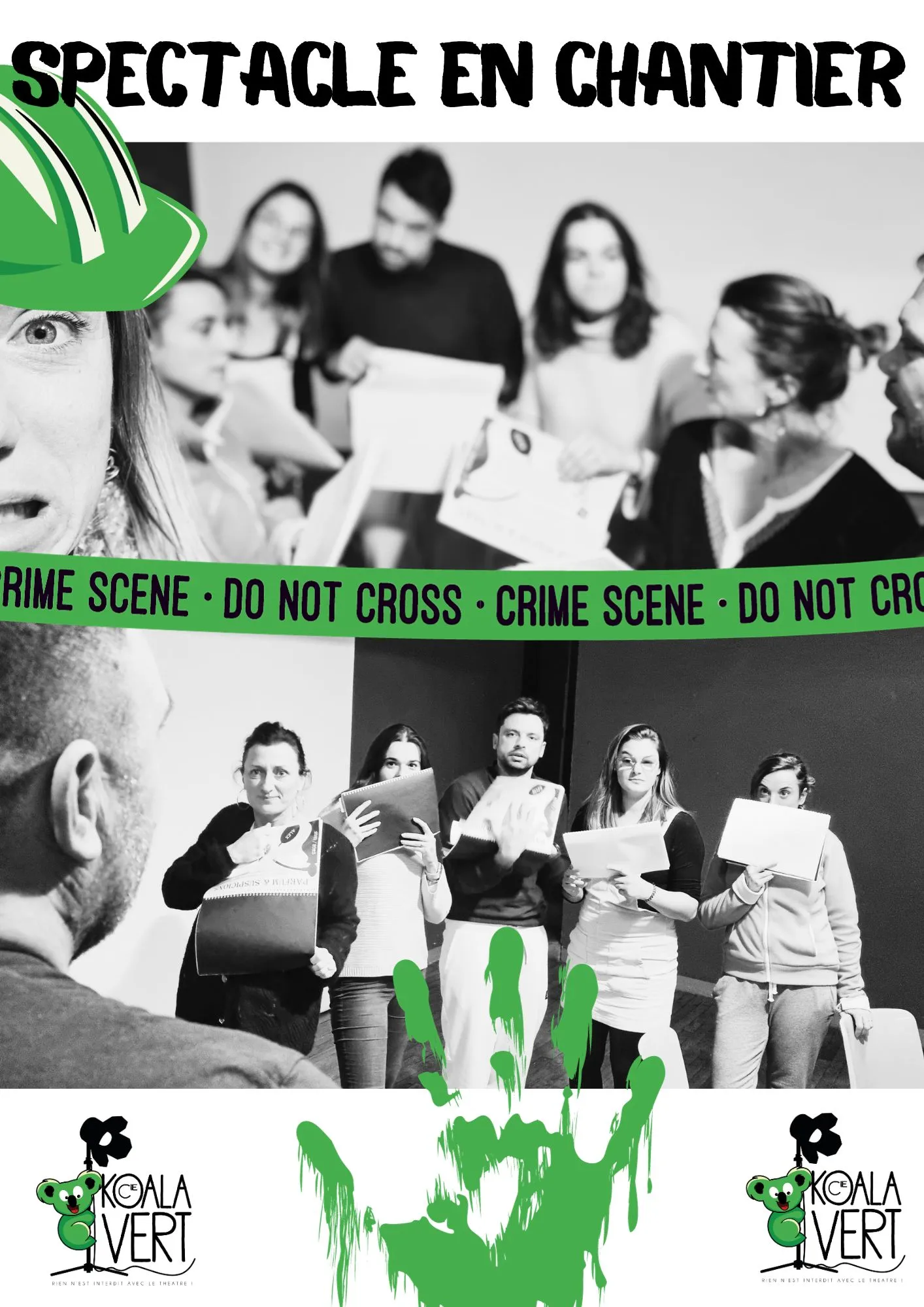 spectacle en cours de préparation